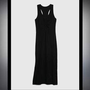 GAP Modern Henley Racerback Midi
Dress Black